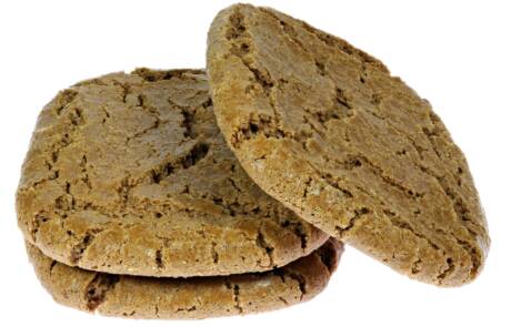 Dutch,Speculoos,Cookies,Isolated,On,White,Background