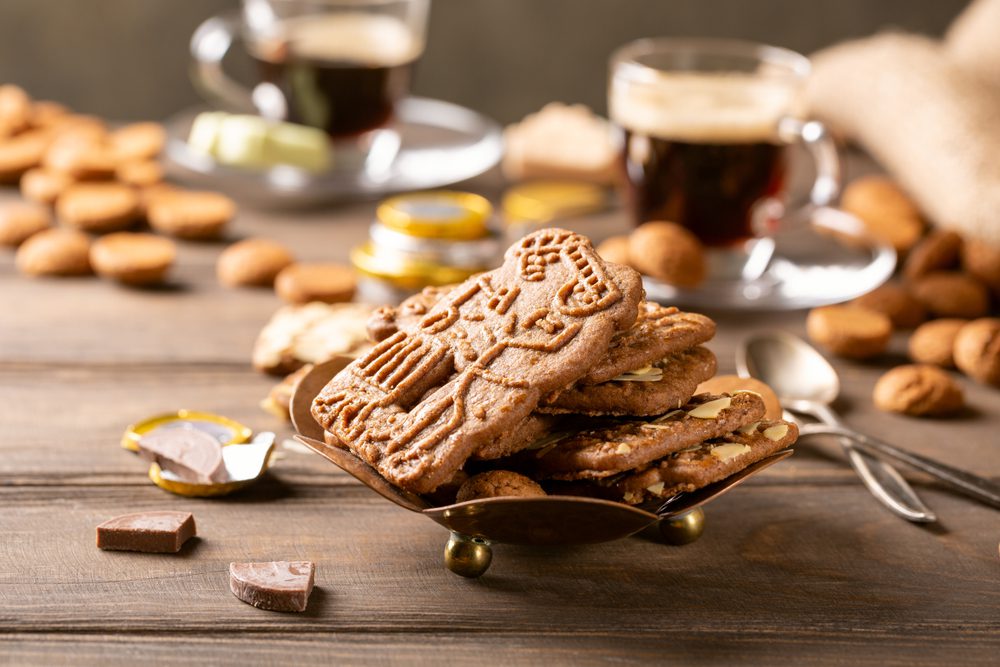 Dutch,Holiday,Sinterklaas,Traditional,Sweets,Gingerbread,Cookies,,Speculaas,Koekjes,,St.